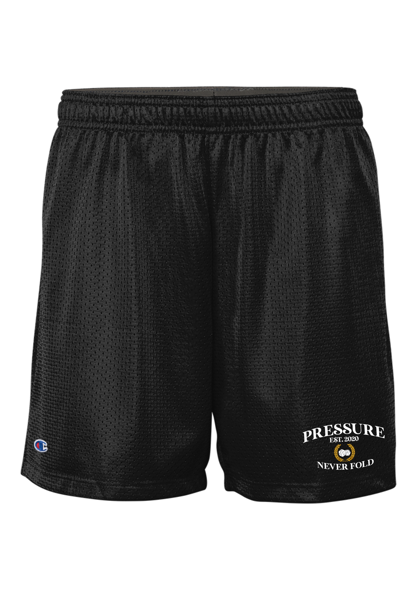 "NEVER FOLD" MESH SHORTS